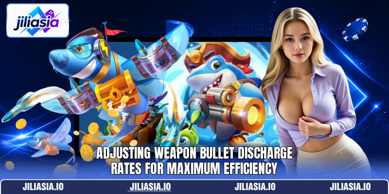 Adjusting weapon bullet discharge rates for maximum efficiency Adjusting weapon bullet discharge rates for maximum efficiency