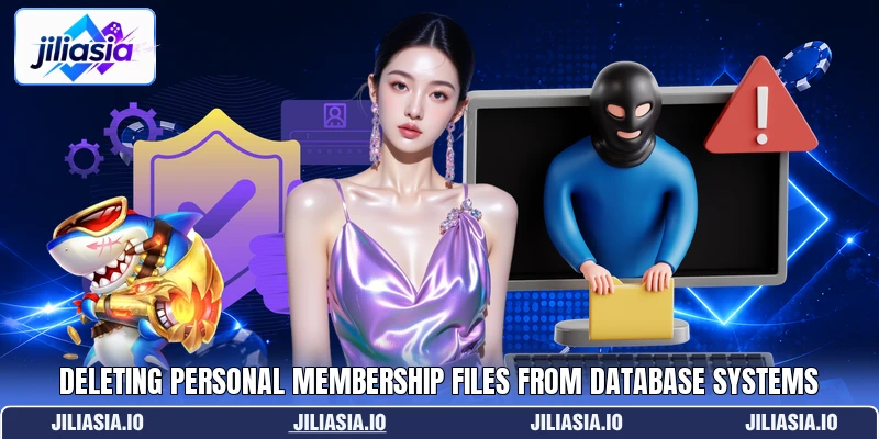 Deleting personal membership files from database systems Deleting personal membership files from database systems