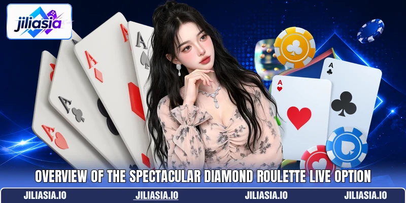 Overview of the spectacular Diamond Roulette Live option Overview of the spectacular Diamond Roulette Live option